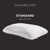 TEMPUR-PEDIC Symphony-Kissen aus Memory-Schaum, luxuriös, weich, Standard, weiß Standardkissen Naty Shop