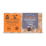 Von Amazon Heimkompostierbare Kaffeekapseln, kompatibel mit Nespresso, 100 % kolumbianischer Arabica, 20 Stück – Rainforest Alliance-zertifiziert