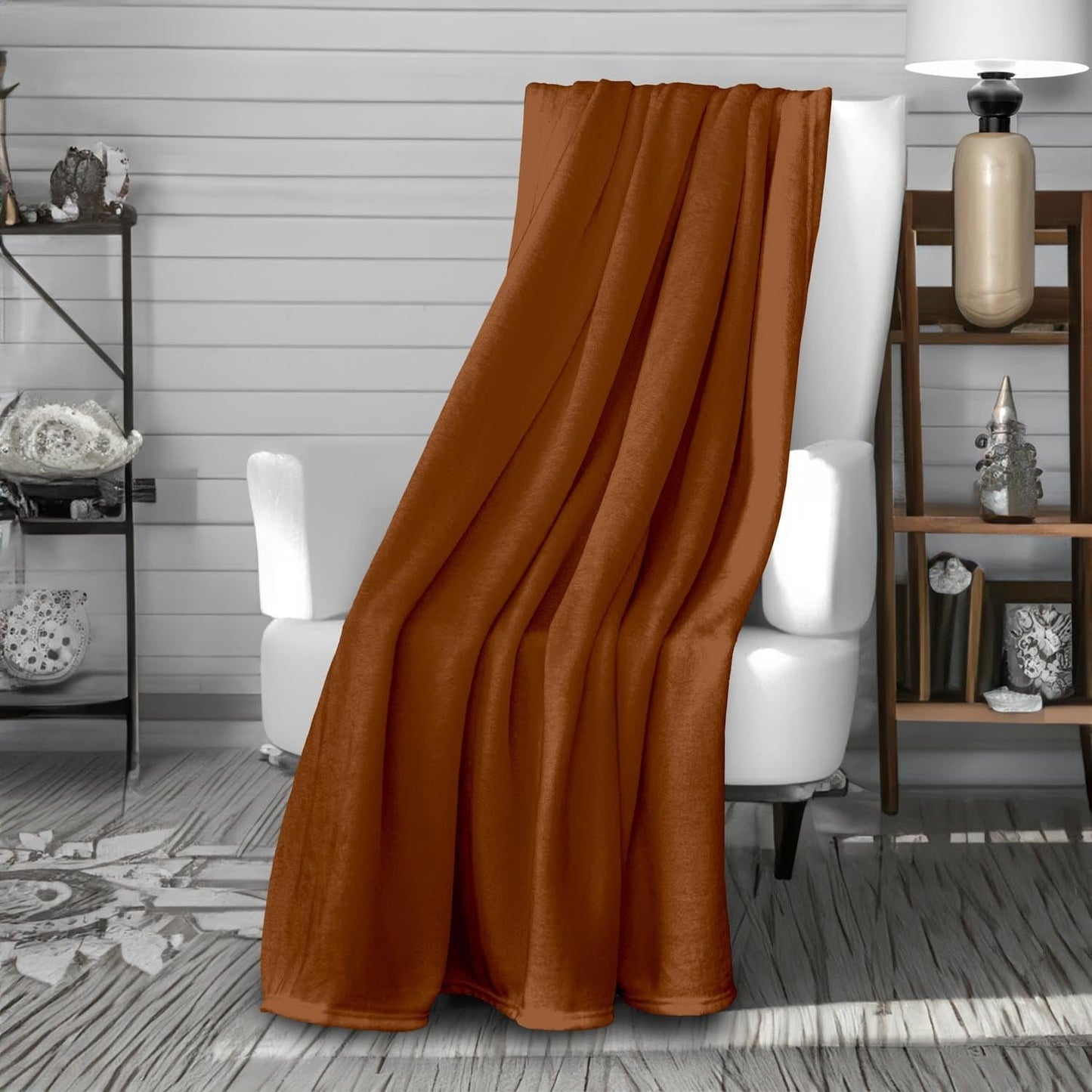 Soleil D'Ocre, Flanelldecke, 180 x 220 cm, Calin Terra Bettdecken und Steppdecken Naty Shop