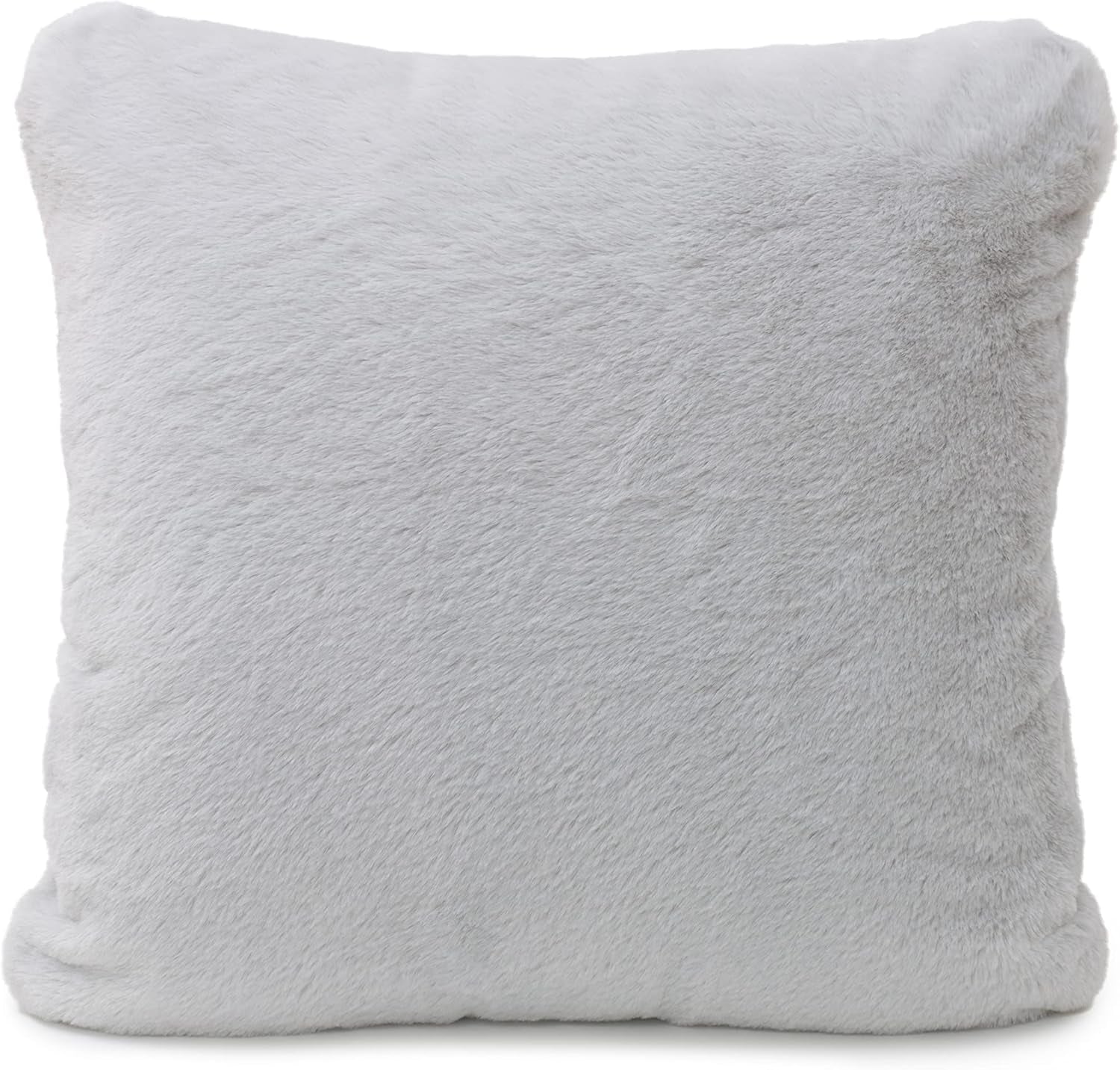 Gözze - Bequemer Kissenbezug, Merino Feeling, 50X50 cm - Dunkelgrüne Betten und Decken Besuche den Gözze-Store silber