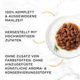 Gourmet Gold Tender Morsels in Gemüsesauce, Kalbfleisch und Gemüse, Nassfutter für Katzen, 12er-Pack (12 x 85 g)