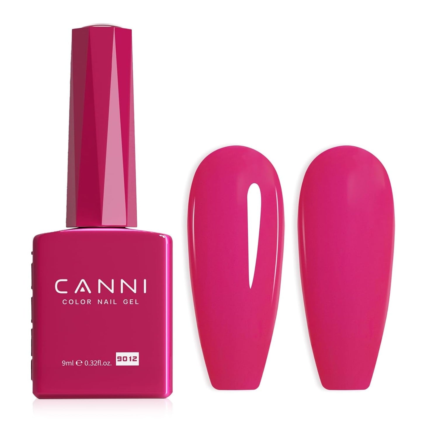 CANNI Gel-Nagellack, semipermanent, dunkelviolett, Nagellack, UV-Gel, Soak Off, Maniküre
