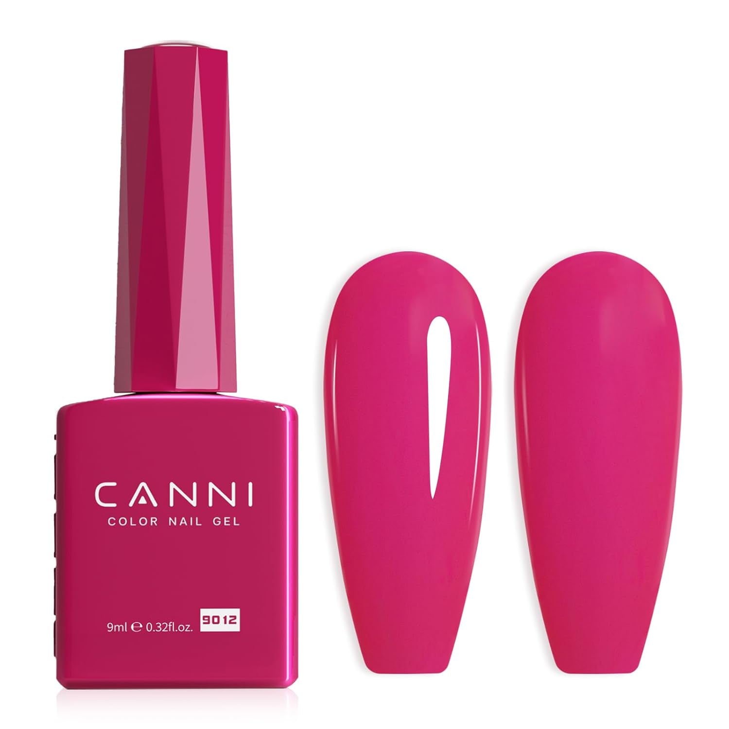 CANNI Gel-Nagellack, semipermanent, dunkelviolett, Nagellack, UV-Gel, Soak Off, Maniküre