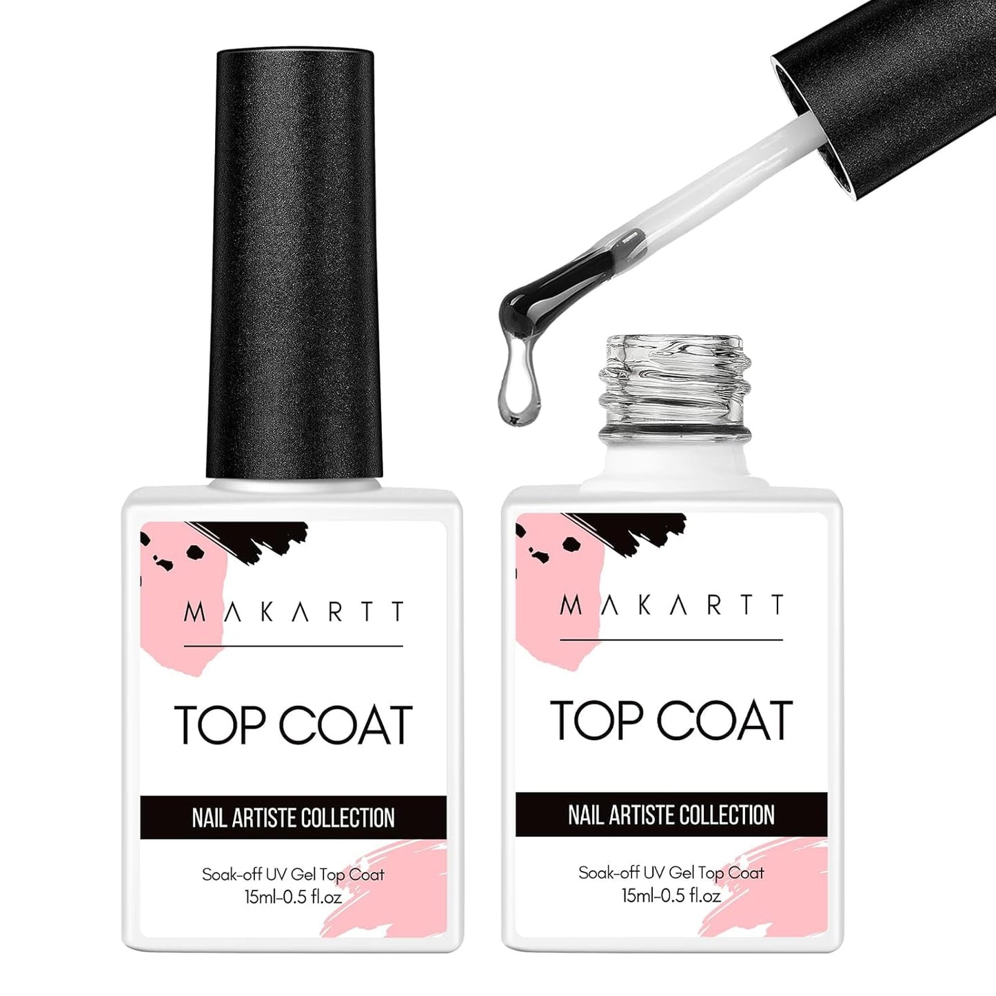 Makartt Blooming Gel-Nagellack – 15 ml Blooming Gel-Nagellack-Verlängerung mit Marmorfarbe, Gelfarbe, DIY-Maniküre-Nageldesigns, Blumen, Tiere, Aquarell, magisches Maniküre-Set