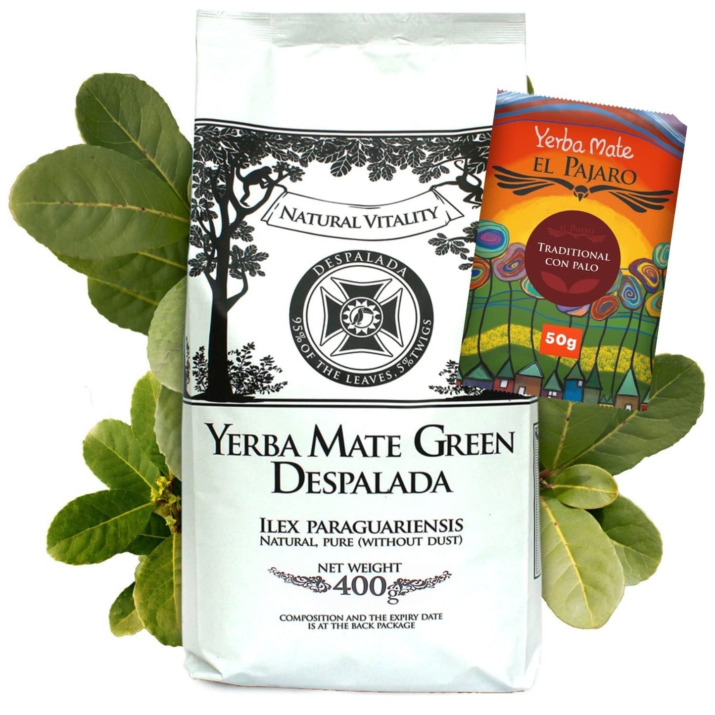 Yerba Brazil Despalada 1 kg ● Luftgetrockneter Mate-Tee aus Mate-Blättern ● Natürlicher paraguayischer Mate 50 g ● Natürlicher Mate-Tee-Geschmack ● Yerba-Mate-Tee ohne Zusatzstoffe ● Mate-Tee in großen Mengen