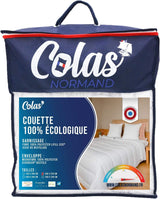 COLAS NORMAND – Umweltfreundliche Steppdecke – warm – 240 x 220 cm – Umschlag und Füllung aus recycelten Flaschen – weich, seidig und bequem – sorgfältige Herstellung. Steppdecken und Steppdecken Naty Shop 220 x 240 cm warm