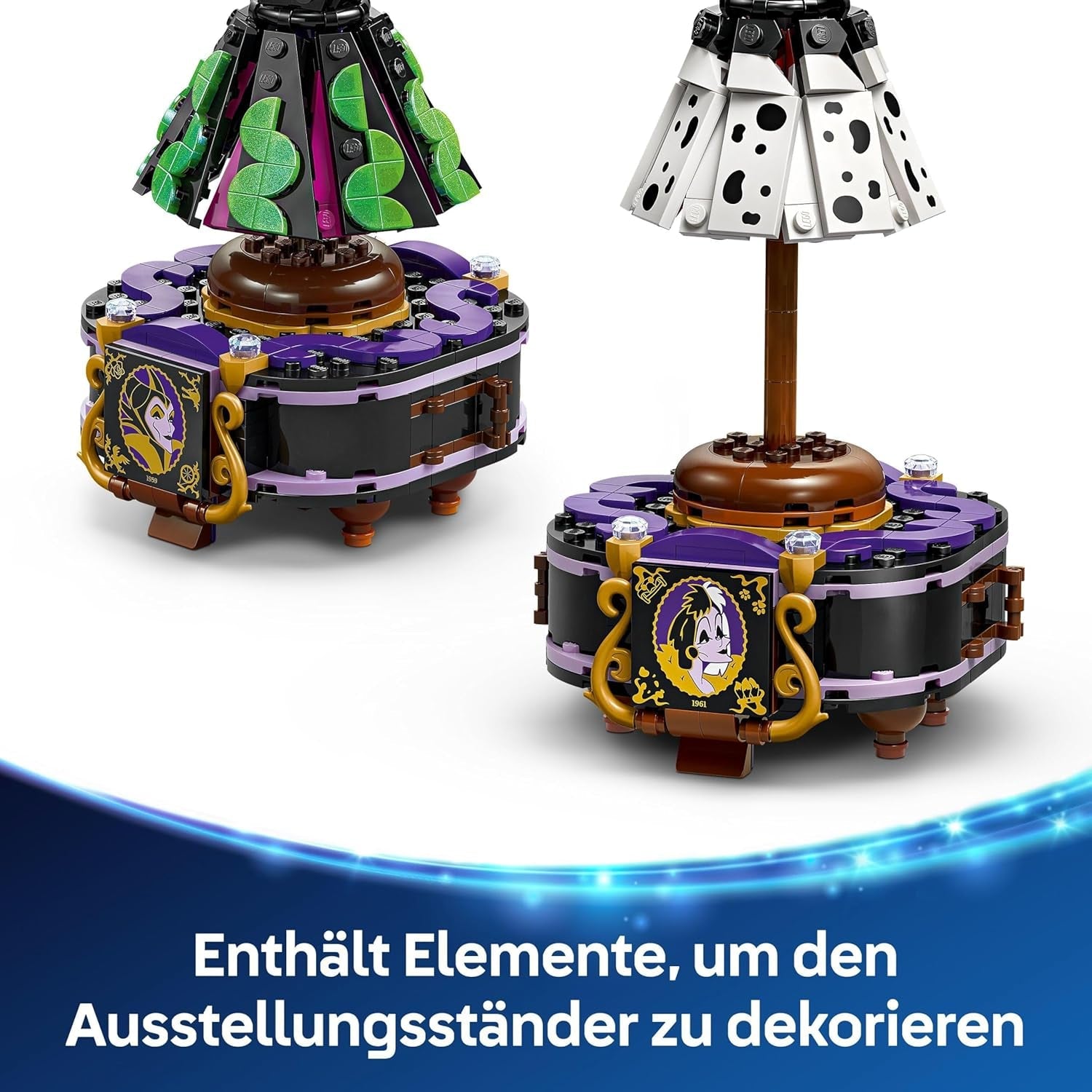 LEGO® Disney Villains The Dresses Of Maleficent And Cruella De Vil – Spielzeug für Jungen und Mädchen ab 9 Jahren – Inkl. 2 Minipuppen und 2 Tierfiguren – Geburtstagsgeschenk für Fans 43262 Bausets Besuchen Sie den LEGO-Store
