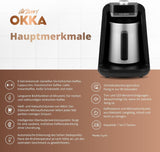 TÜRKISCHE KAFFEEMASCHINE Arzum OKKA RICH SPIN PRO (Chrom)