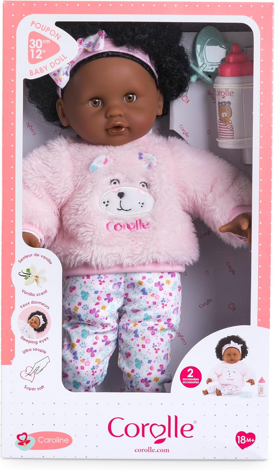 Corolle – Meine erste Babypuppe, Baby Calin Caroline, 30 cm, ab 18 Monaten, 9000100820