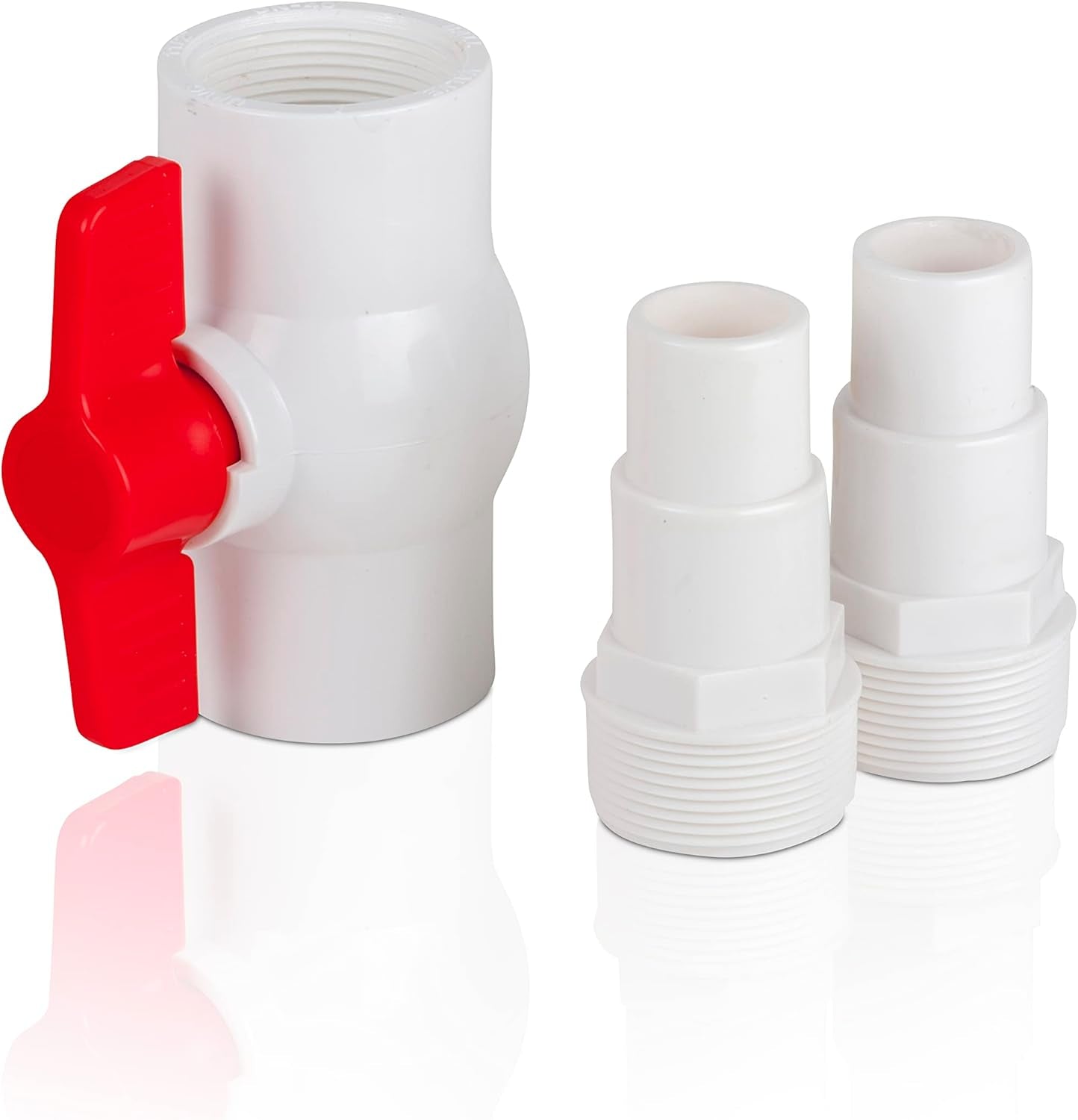 Gre AR512 – Ein/Aus-Ventil mit 2 Adaptern für Schläuche mit Ø38 und Ø32 mm