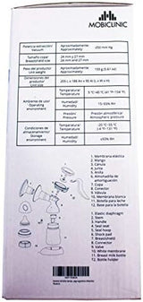 Mobiclinic ®, Handmilchpumpe, europäische Marke, ergonomischer Griff Zubehör Essen und Stillen Bebe Naty Shop