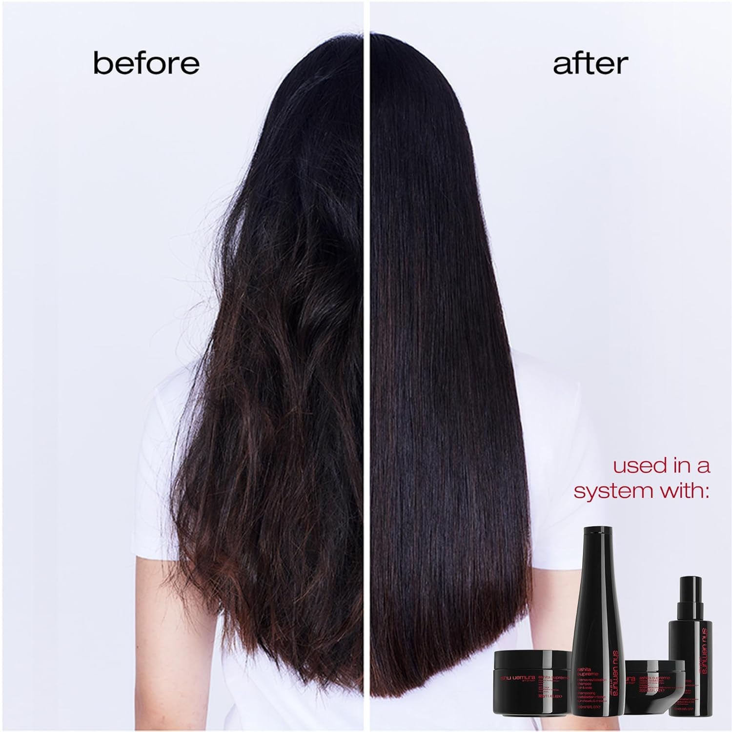 Shu Uemura, Ashita Supreme, Intensiv revitalisierende Haarmaske, Für alle Haartypen, Mit Ashitaba-Extrakt, Für mehr Glanz und Geschmeidigkeit, Anti-Spliss, 200 ml Naty Shop Haarmaske