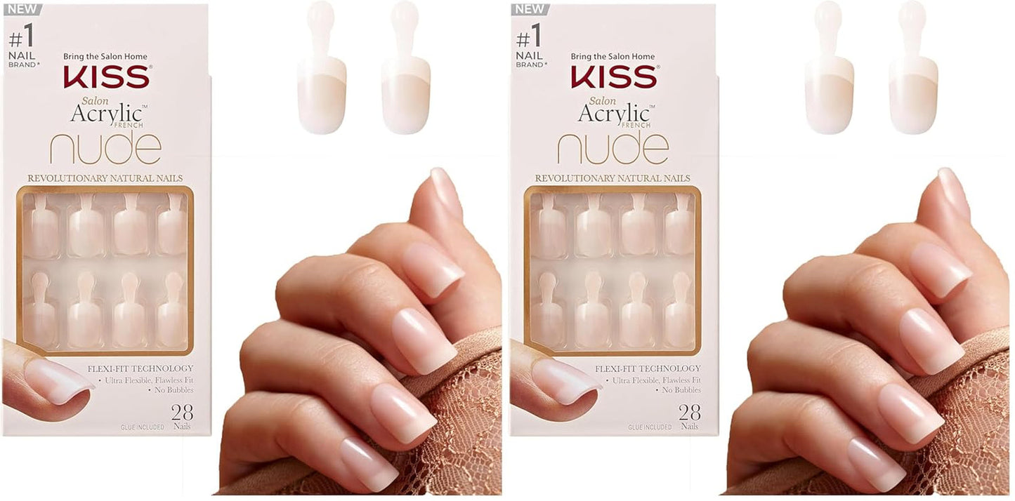 Kiss Nude Nails Amazing Nails (2er-Pack)