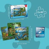 Ravensburger Kinderpuzzle – 09317 Die Faszination der Dinosaurier – 3X49 Teile Puzzle für Kinder ab 5 Jahren Puzzle Naty Shop