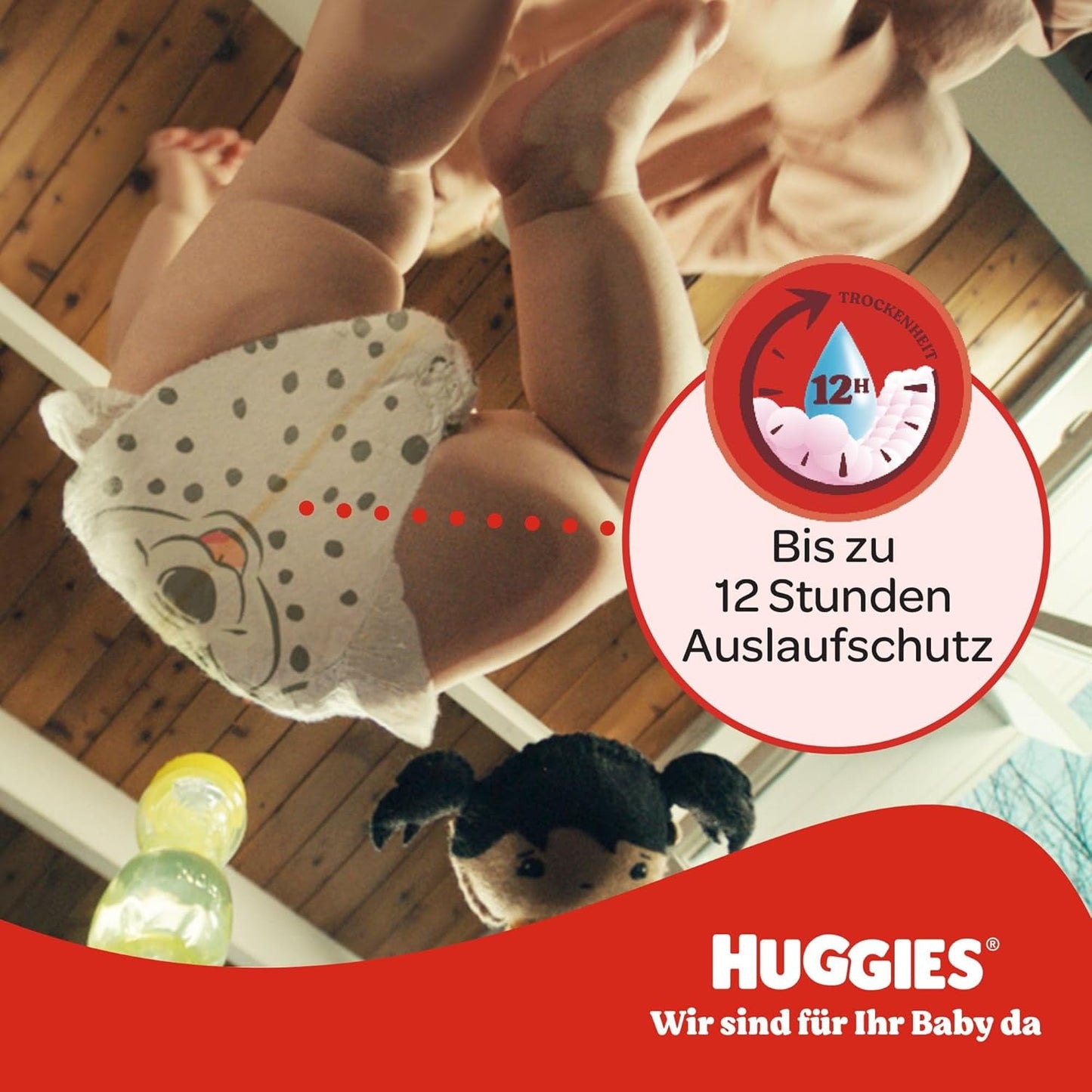 Huggies Babywindeln Little Movers, Disney-Design, Größe 3, 168 Stück (3 x 56), Monatsbox