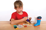 Baker Ross 'Wellies' Keramiktöpfe für Kinder (2 Stück)
