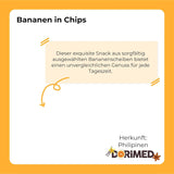 Bananenchips 1 kg | Knusprige Bananenchips mit Trockenfrüchten | gesunder Snack mit köstlichem Geschmack | Naty Shop dehydrierte Produkte