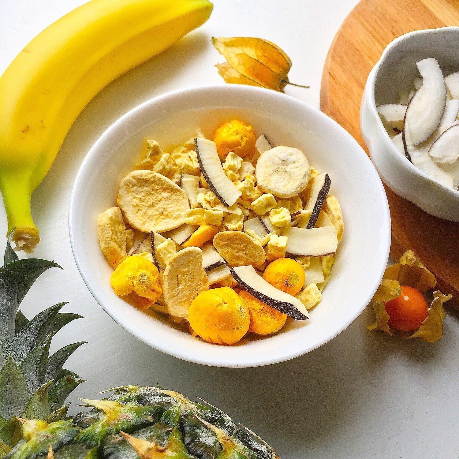 myfruits Bananenchips (Bananenscheiben), gefriergetrocknet, 100g, ohne Zusatzstoffe, 100% Bananen, gefriergetrocknete Früchte ohne Zuckerzusatz Dehydrierte Produkte Naty Shop