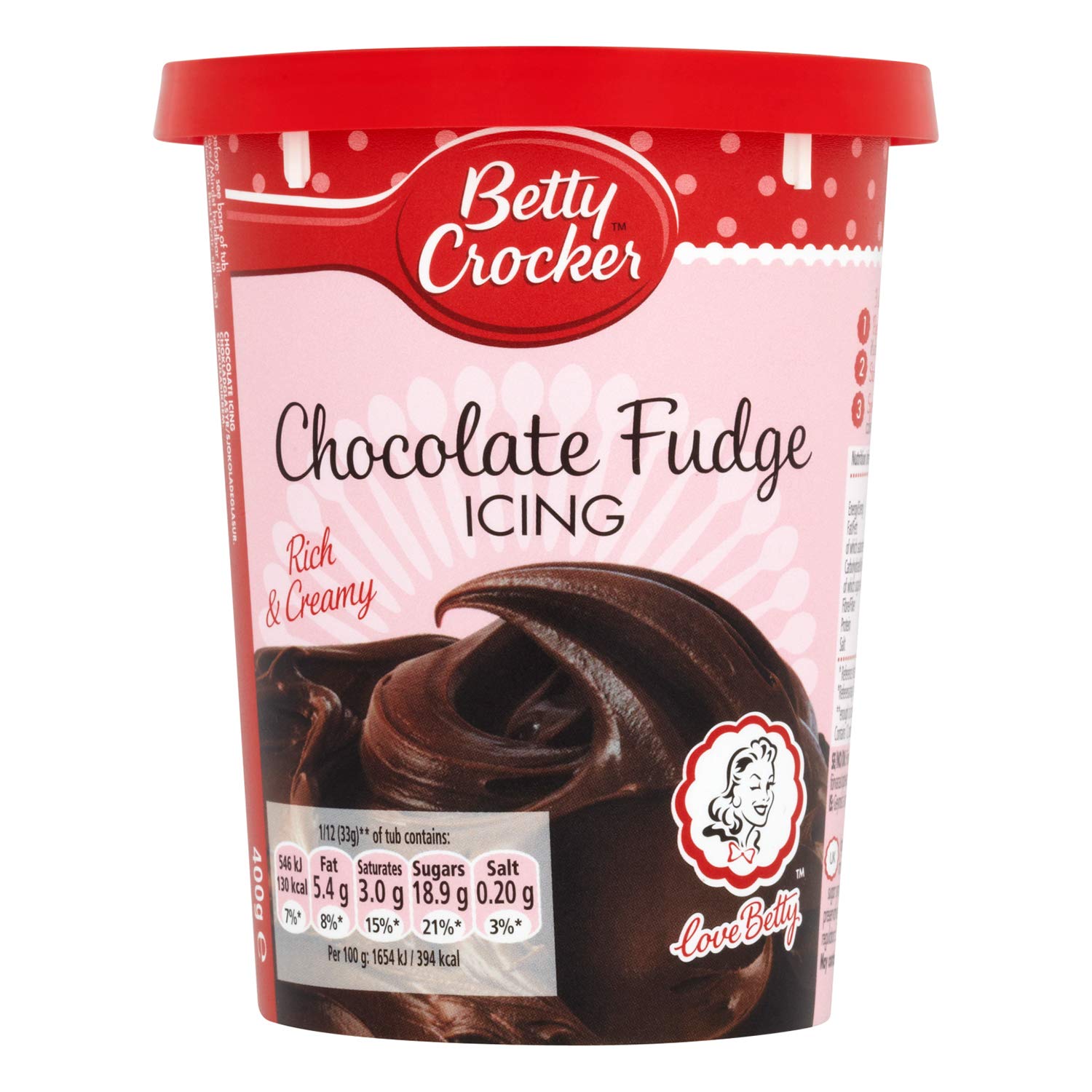 Schokoladen-Fudge-Glasur 400 g – Kuchenglasur mit Schokolade und Karamell-Zuckerpaste von Naty Shop