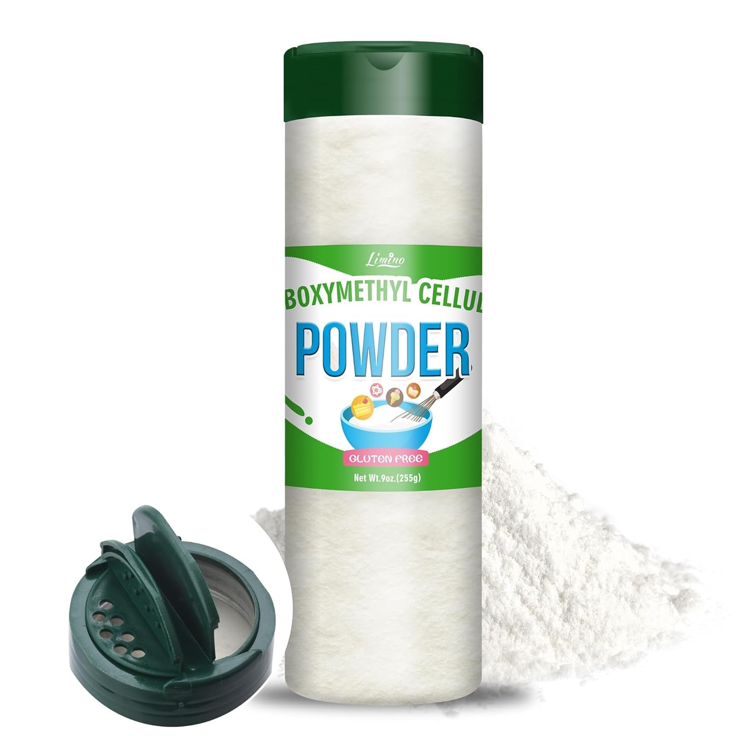 CMC-Pulver 255 g – 100 % reines CMC-Pulver, Lebensmittelverdickungsmittel, Eiscreme-Stabilisator, Tylo-Pulver für Fondant, Kuchen, Eiscreme, Tiefkühlkost, Süßigkeiten, Joghurt, Gummipaste Naty Shop Standardtitel für Zuckerpaste