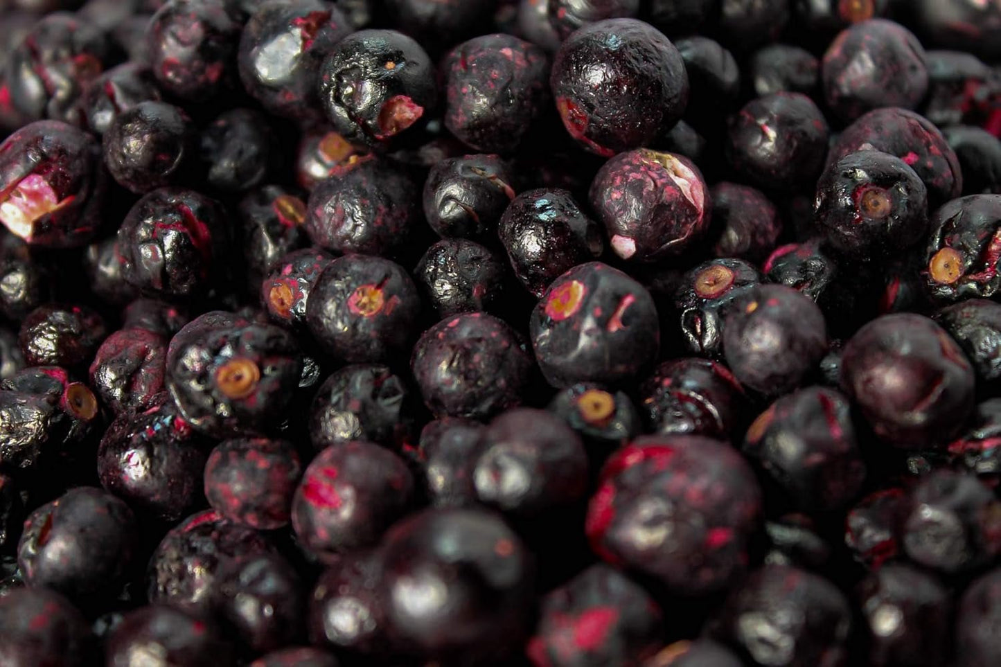 Gefriergetrocknete schwarze Johannisbeeren 250g - Gefriergetrocknete Früchte - Gefriergetrocknete Trockenfrüchte - Getrocknete schwarze Johannisbeeren zum Backen, Müsli, Dekorieren von Kuchen, Desserts Dehydrierte Produkte Naty Shop