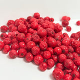 Gefriergetrocknete ganze Johannisbeeren 100g - Gefriergetrocknete Früchte - Gefriergetrocknete Trockenfrüchte - Rote Johannisbeeren zum Backen, Dekorieren von Kuchen, Snacks, Müsli, Desserts Dehydrierte Produkte Naty Shop