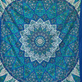 Momomus-Teppich, groß, Picknickdecke, Strand, dünn, abweisend, Zuhause – Accessoires und Dekorationen, Naty Shop, Blau, 230 L x 210 B cm