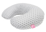 Ergonomisches Stillkissen, Öko-Tex Standard 100, beige Lebensmittel- und Stillzubehör Bebe Naty Shop Grau