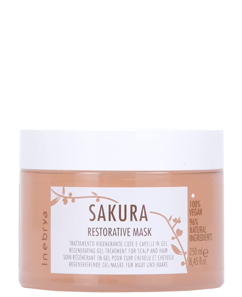 Sakura Restoration Mask – 1000 ml Naty Shop Haarmaske 250 ml (1 Packung), parfümfrei