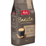 Melitta Barista Classic Crema, Whole Coffee Beans 1kg, Ungemahlen, Kaffeebohnen für Kaffee-Vollautomat, mittlere Röstung, Stärke 3, Verpackung kann variieren