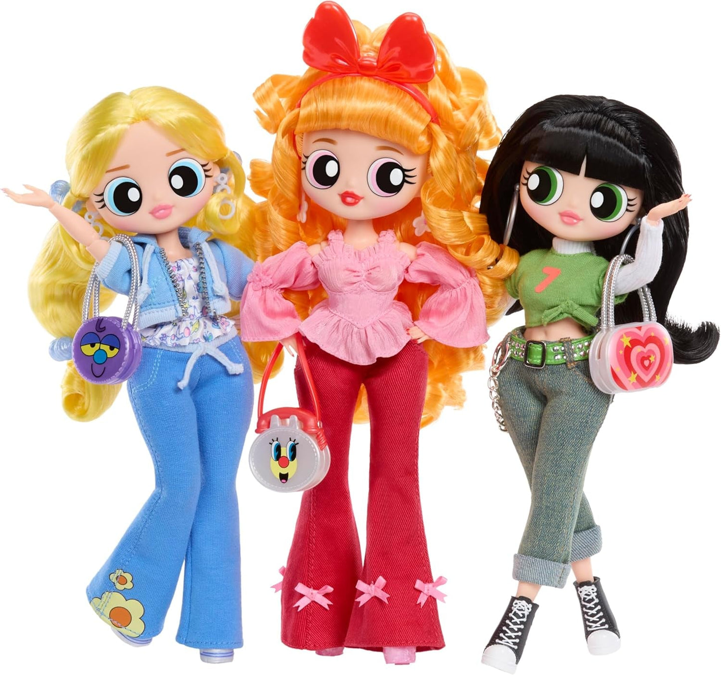 LOL. Überraschung! OMG The Powerpuff Girls Puppe - Bubbles - Enthält 1 Modepuppe, Inklusive Outfit und Accessoires, 3 zum Sammeln