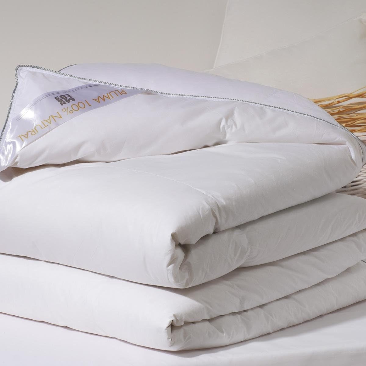 Platin, Gänsedaunen, 300 g/m², 240 x 220 cm, weiß (weiß) Bettdecken und Steppdecken Naty Shop Bianco 260 x 240 cm