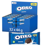 OREO Original – Knusprige Kekse mit Kakao und leckerer Sahnefüllung mit Vanillegeschmack – 32 x 44g
