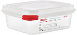 03350 PP-Lebensmittelbehälter GN mit Deckel, 1,1 l, 65 mm (4 Stück) Naty Shop Lebensmittelaufbewahrungsboxen 65 x 176 x 162 mm