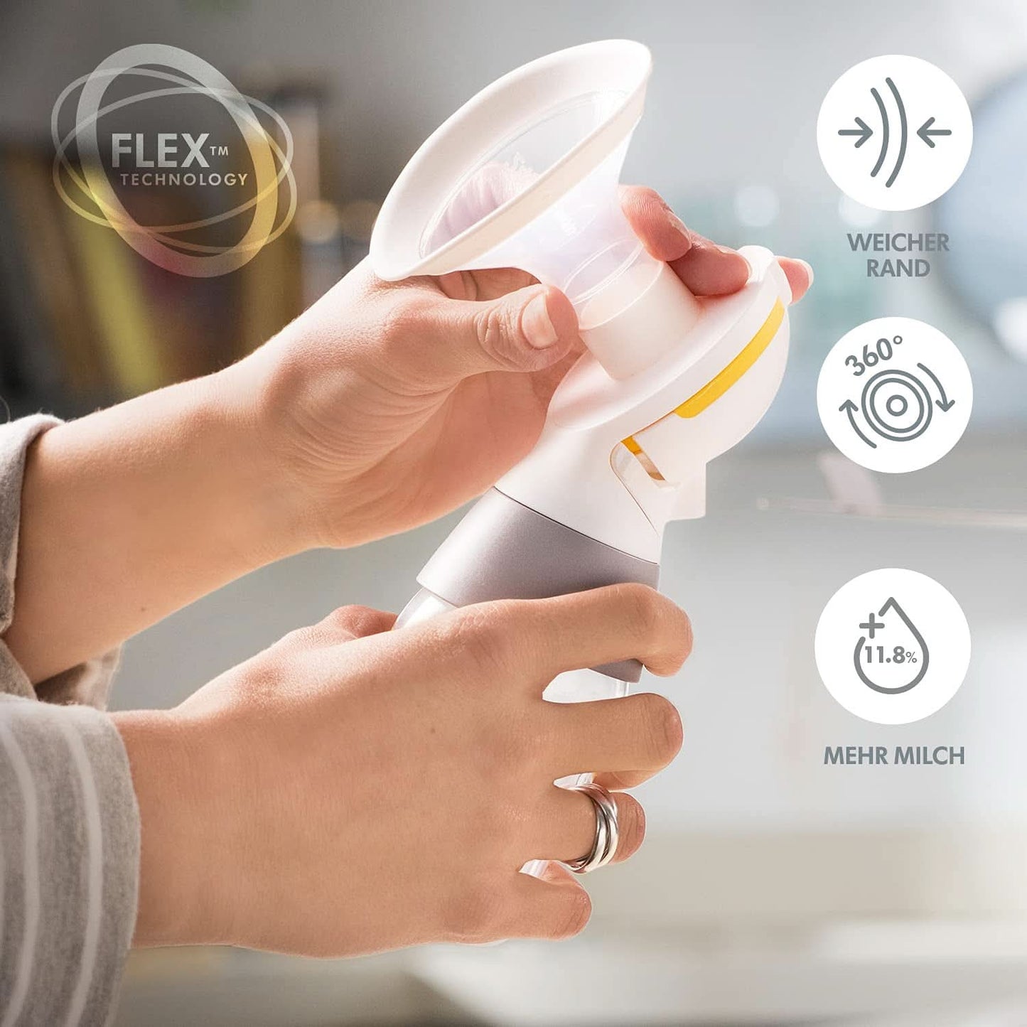 Elektrische Doppelpumpe Medela Swing Maxi – wiederaufladbar über USB Lebensmittel- und Stillzubehör Bebe Naty Shop