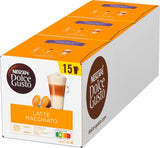 NESCAFÉ DOLCE GUSTO Krups KP3405 Genio S Plus Kapselmaschine | Espresso Boost, 15 Bar Pumpendruck | 0,8 l Wassertank | 1500 Watt | Farbe Rot mit Latte Macchiato