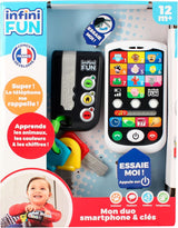My Duo High-Tech Phone + Key – Ein sehr realistisches Telefon und Schlüssel. - Spielzeug für mehrere Lernprojekte ab 12 Monaten Bebe Naty Shop Toys Standardtitel