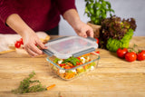 KUHN RIKON 24031 Glasbehälter, Glas, transparent Frischhaltedosen Naty Shop