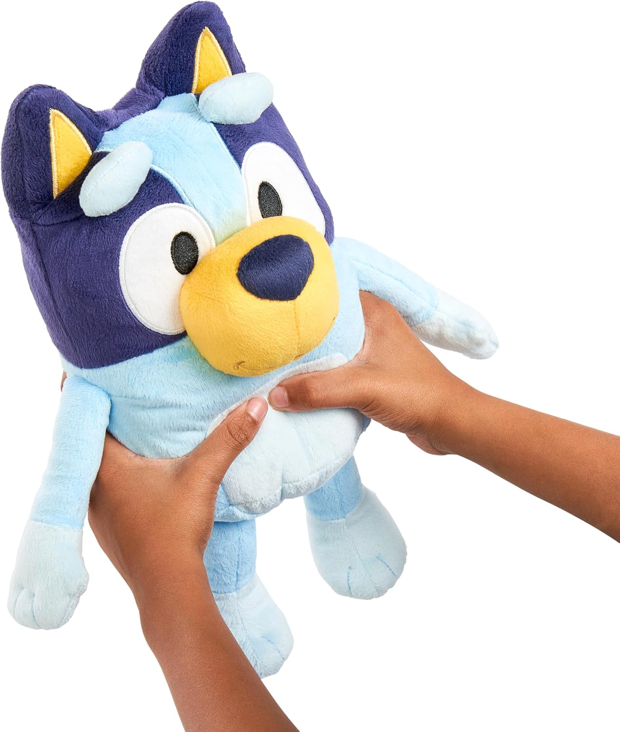 Blaues Plüschtier mit Soundeffekten, funktionelles Plüschtier, interaktives Plüschtier, sprechendes Plüschtier, Plüschtier (33 cm) Naty Shop Dolls