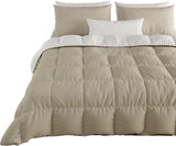 PETTI Artigiani Italiani – Winterdecke für Doppelbett, Maxi, einfarbig, doppelseitig, weiß, grau, 100 % Made in Italy. Bettdecken und Steppdecken Naty Shop, Braun, Bettgröße 120–130 x 200: [Steppdecke 220 x 260 cm]