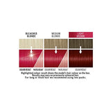 Live Ultra Bright oder Pastell Red Haarfärbemittel, 3 Stück, semipermanente Farbe, hält bis zu 15 Haarwäschen – 092 Pillar Box Red Naty Shop Haarfärbemittel