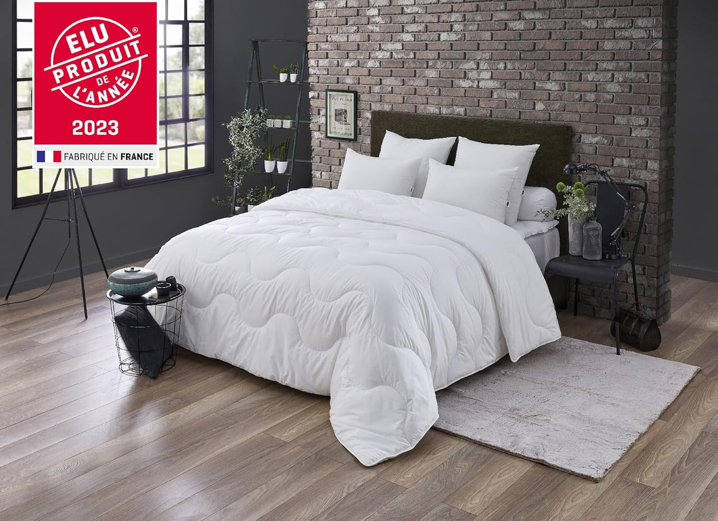 DODO | Elu-Produkt des Jahres 2023 L Steppdecke, 220 x 240 cm, für Doppelbett, sehr weich, recycelt, maschinenwaschbar bei 40 °C Steppdecken und Steppdecken Naty Shop 220/240