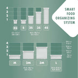 ZWILLING FRESH & SAVE CUBE Box, Größe 2M, modulare und stapelbare Aufbewahrungsbox, hermetische und entleerbare Aufbewahrung, spülmaschinenfest, transparente Frischhalteboxen Naty Shop
