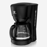 1,25 l Filterkaffeemaschine für 10 Tassen Filterkaffee, spülmaschinenfeste Glaskaraffe, Thermoskanne, Anti-Tropf-System, automatische Abschaltung, 600 W, wasserloser Kochschutz für Zuhause und Büro