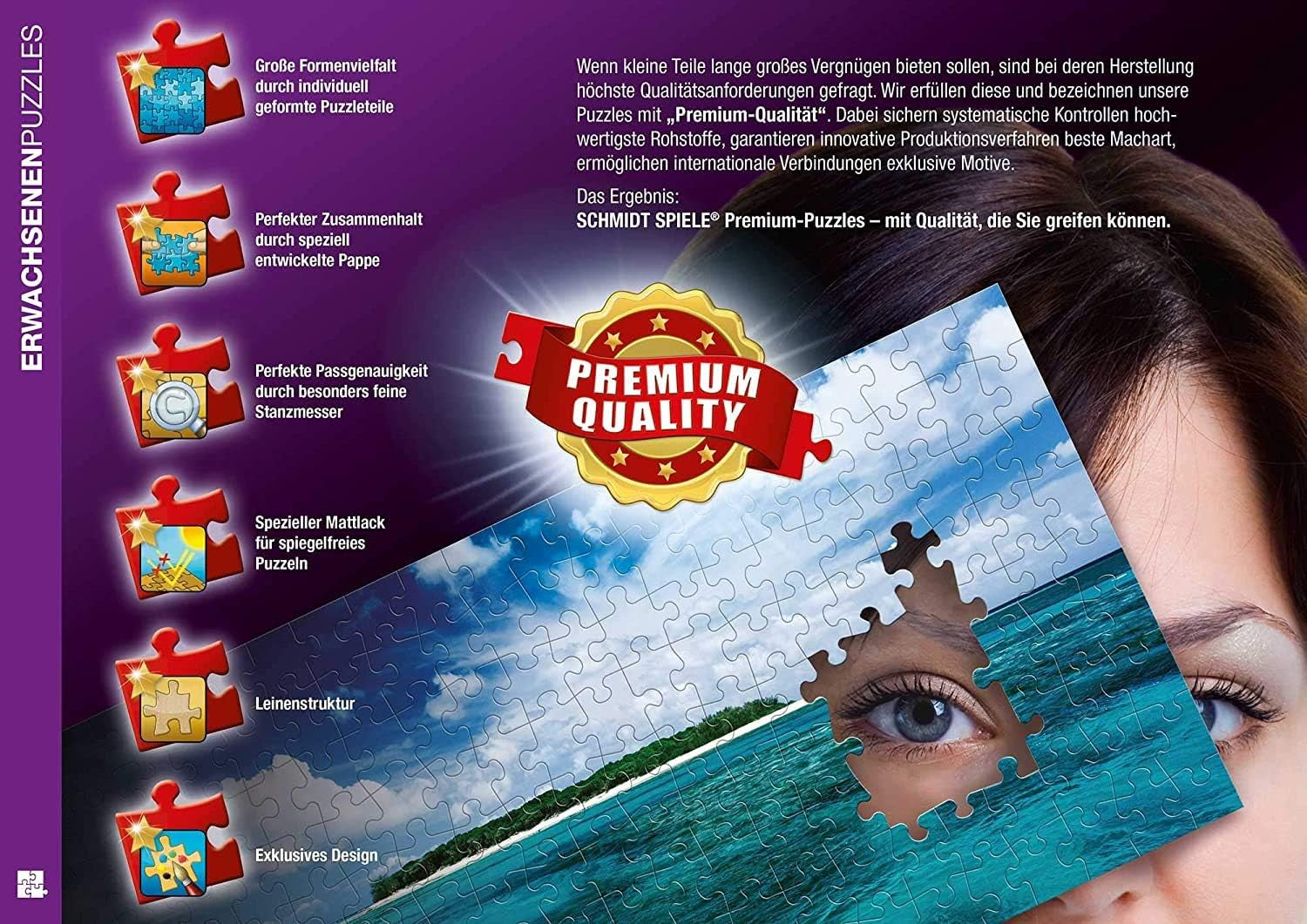 Schmidt Spiele 59920 Im Büro, 1000 Teile Geheimrätsel Puzzle Naty Shop
