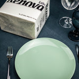 Renova große weiße Papierservietten, 75 Servietten