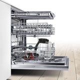 Bosch Standmixer Vitapower Serie 4 MMB6382M, Edelstahl-Klingen Made in Germany, 1.5L Thermosafe Glasbehälter, Stopfer, Sicherheitsdeckel, Spülmaschinengeeignete Teile, 30.000 U/Min, 1200 W, Edelstahl Kitchen Naty Shop