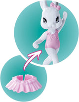 Simba 105733603 - Steffi Love Dancing Ballerina, Steffi als Ballerina-Puppe mit Tierfreund und drehbarem Rock, Spielpuppe 29 cm, ab 3 Jahren