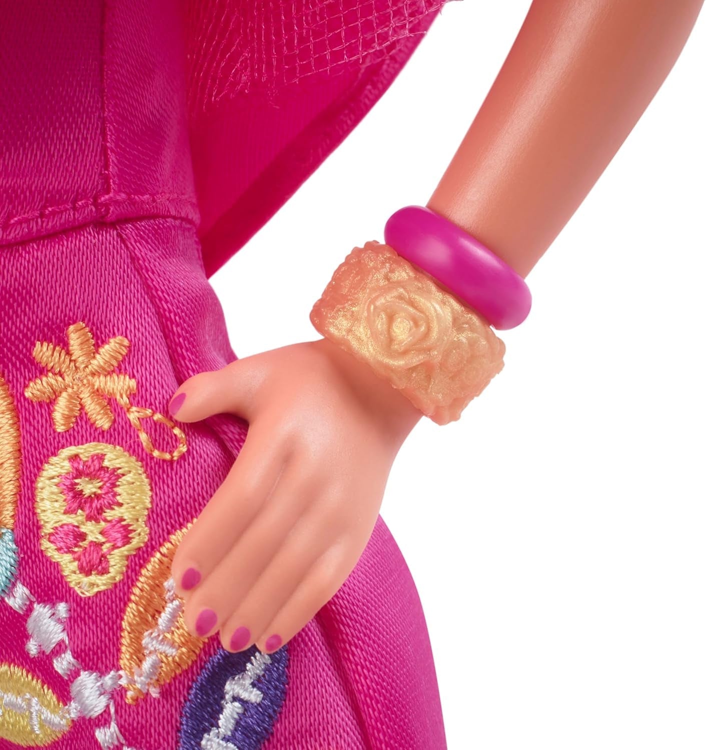 Tag der Toten Barbie-Puppe – limitierte Auflage mit traditioneller Kleidung und Schmuck, inklusive Ständer und Sammlerzertifikat, für Sammler und Fans ab 6 Jahren, HJX14