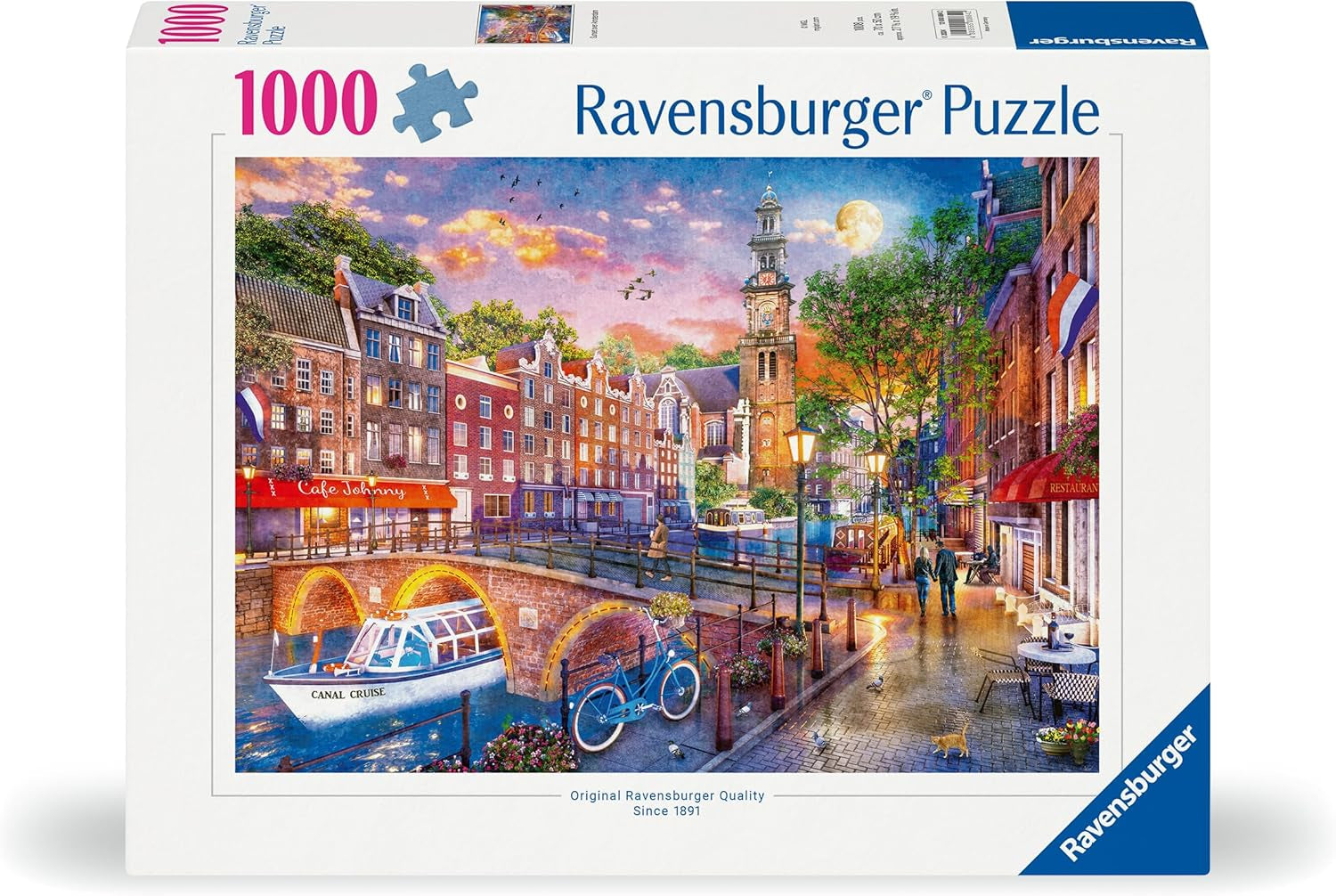 Ravensburger Puzzle 12000884 Sunset Amsterdam – 1000-teiliges Puzzle für Erwachsene ab 14 Jahren. Puzzle Naty Shop